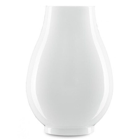 Currey Imperial White Round Vase 1200-0219
